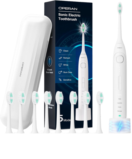 Operan OR989 Electric Toothbrush for Adults and Kids IPX7 Waterproof